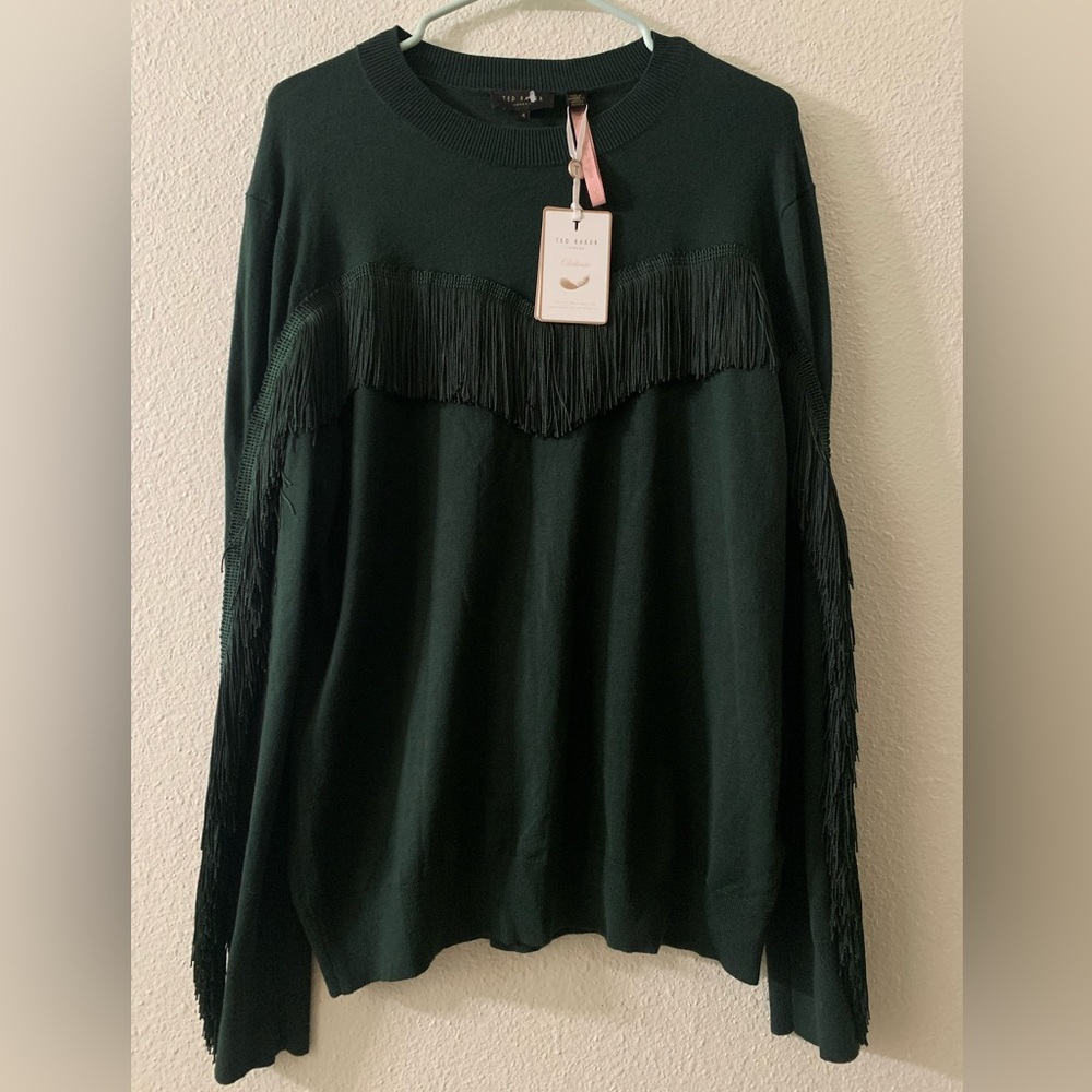 Ted Baker London Fringe Long Sleeve